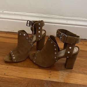 Loeffler Randall suede sandal booties